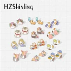 Серьги-гвоздики с изображением морской свинки, симпатичных животных, мышей, эпоксидной смолы, акриловые серьги с изображением смешных животных, мышей, новинка 2021