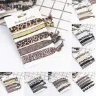 Резинки для волос женские, 5 шт.компл., Леопардовый принт, эластичные, спортивные, аксессуары для волос для девушек