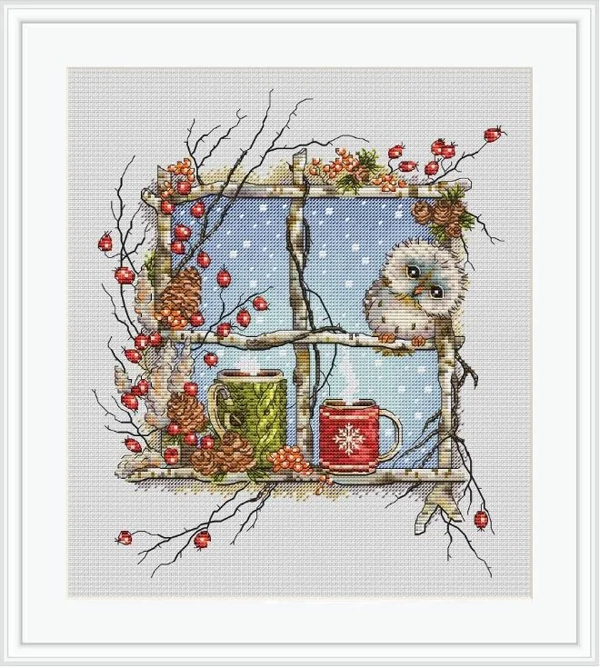 

M201204Home Fun Cross Stitch Kit Package Greeting Needlework Counted Kits New Style Joy Sunday Kits Embroidery