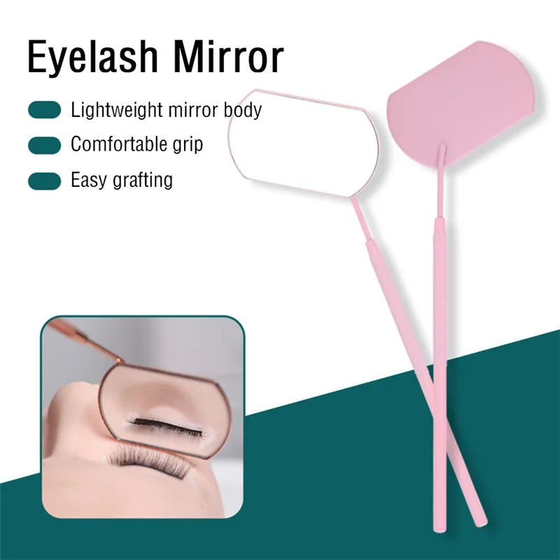 

Multifunction Magnifying Checking Mirror For Checking False Eyelashes Portable Long Handle Mirror Eyelash Extension Supplies