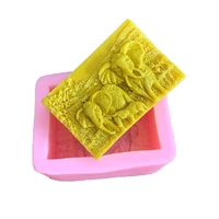 2022 new elephant silicone soap mold 3d resin clay craft diy handmade soap mould cake chocolate fondant decorating tool
