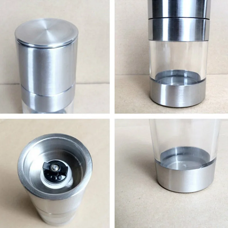 

1Pcs Spice Grinder Stainless Steel Spice Sauce Muller Portable Multifunction Pepper Mill Manual Kitchen Gadgets Easy Cleaning