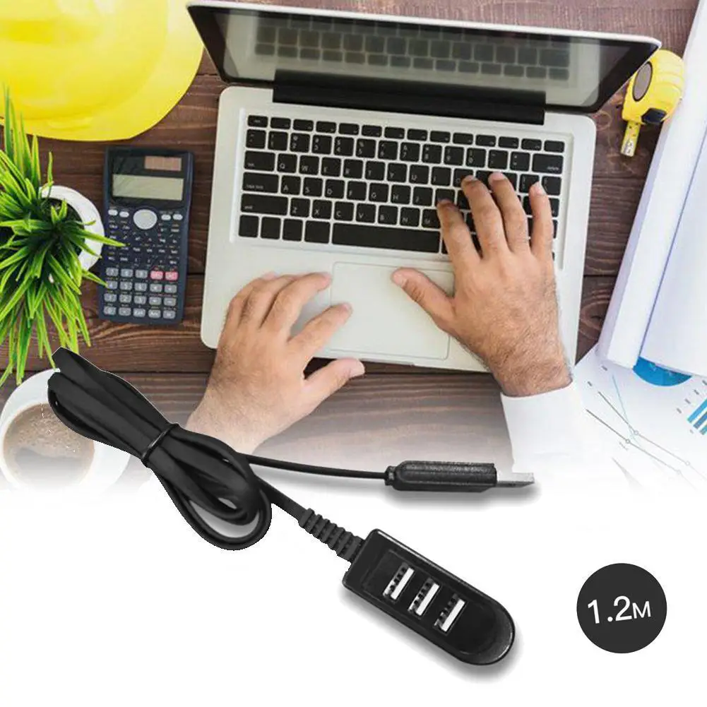 

Multifunction 1.2m USB 3 Hub Cable USB2.0 Hub With Power Adapter Mini 0.3m USB Hab For Laptop Notebook Extend Cable USB Hub Data