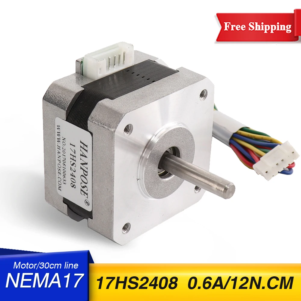 4-контактный шаговый двигатель Nema17 0 6 А 12 Н. См 42 двигателя 42BYGH CE ROSH ISO CNC 1 шт. |