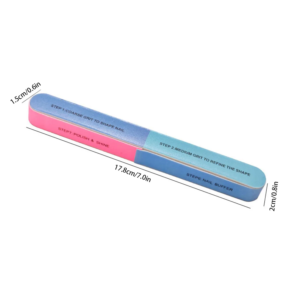 

Nail Art Polish Buffer Buffing Sanding Files Acrylic Pedicure Manicure Polish Nail Buffer Buffing Block Nail File Tools 12PCS