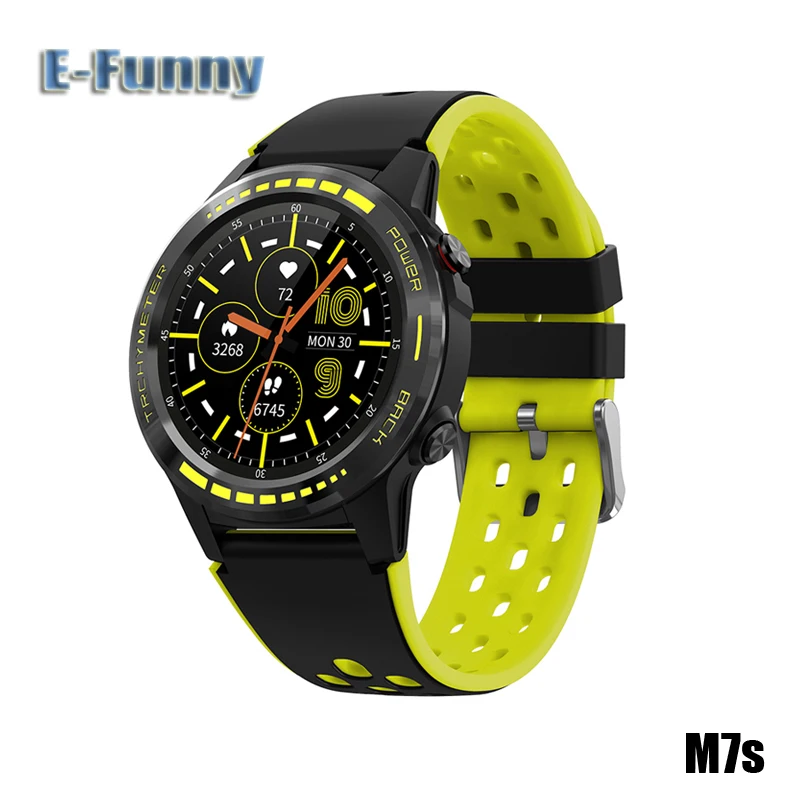 

2021 New M7S GPS Smart Watch Men's SIM Card Heart Rate Blood Pressure Compass Atmospheric PressureAltitude Weather Smartwatch