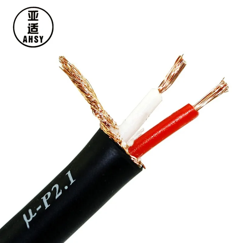 AHSY Hi-end HIFI Audio 8 мм FURUTECH ALPHA Series μ-P2.1 PCOCC проводник балансировочный аудиокабель провод шнур линейные кабели