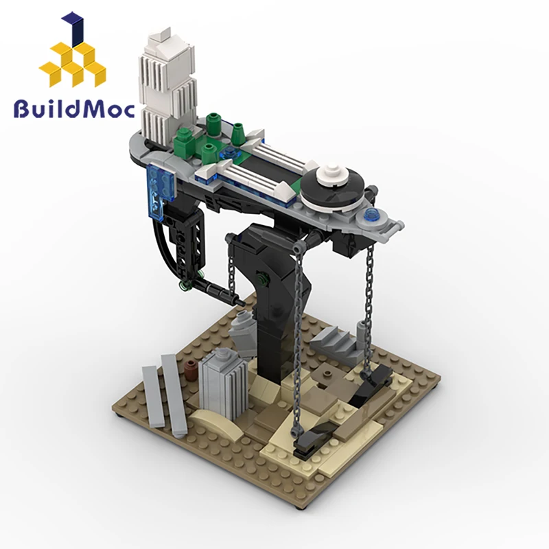BuildMOC Creator Tensegrity скульптуры подвешенные гравитационные строительные блоки