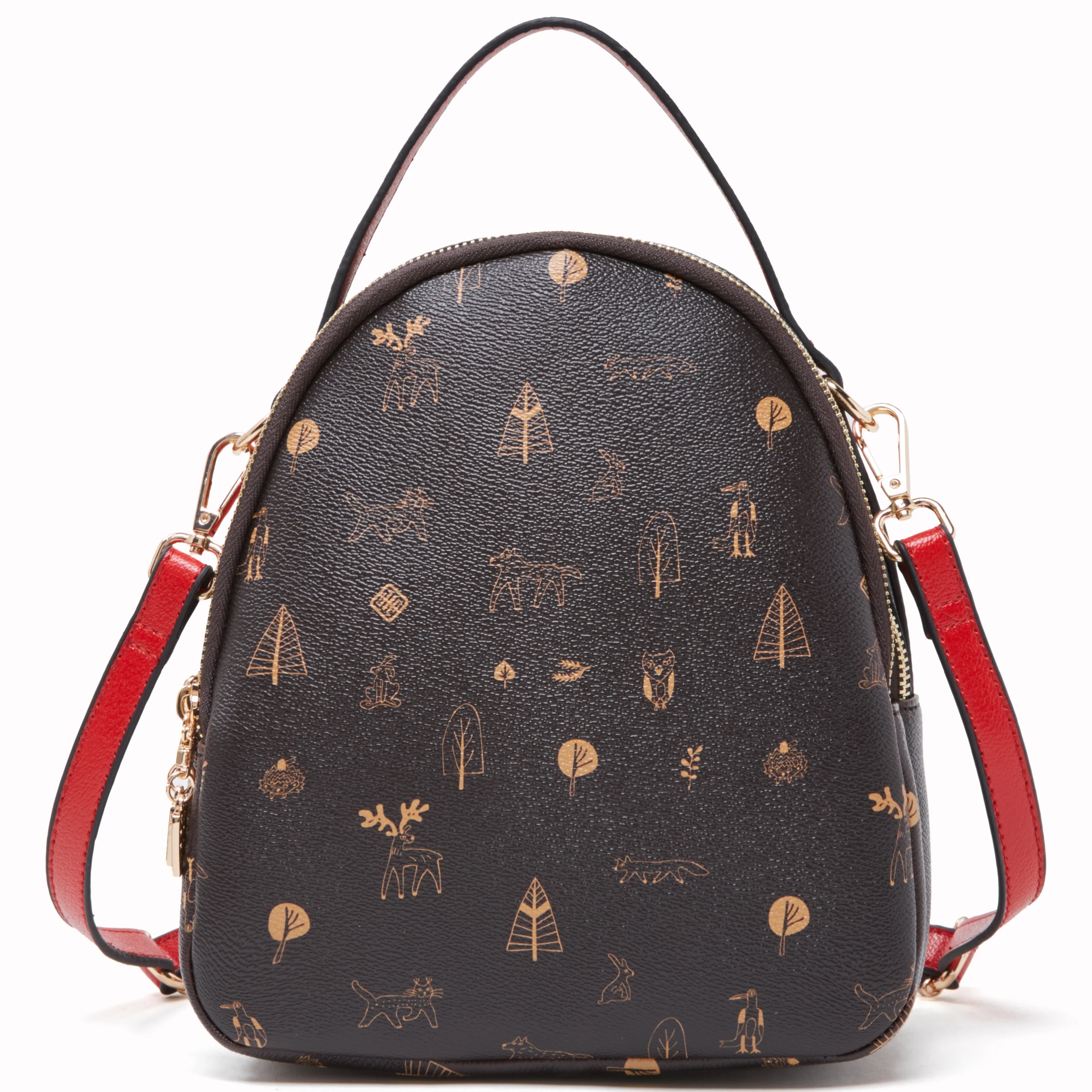 Мини рюкзак женская сумка из искусственной кожи для девочек подростков