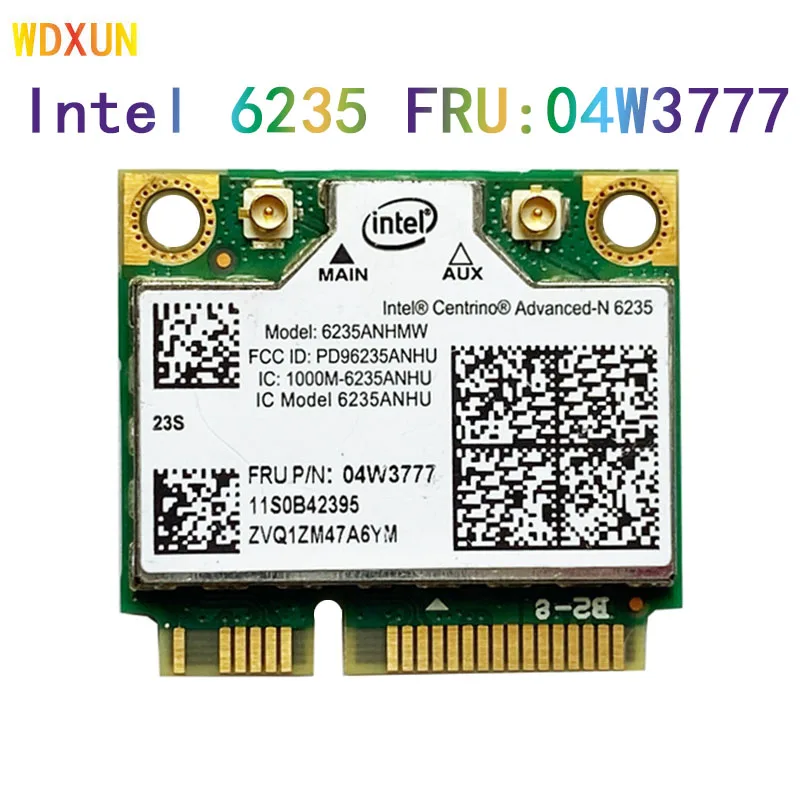 

Для Lenovo M73z M83 M92 M92p M93 M93p M93V M93Z N Intel 6235 300M 2,4G/Φ двухдиапазонный Wi-Fi Sem Fio Bluetooth BT 4,0 04w3777