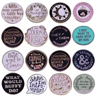 LT524 коллекция цитаты жизни эмалевые броши на одежду значок на сумку одежду на лацкан для женщин и мужчин ювелирные изделия в подарок
