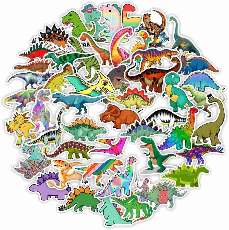 10/30/50pcs Hot Style Cartoon Cute Dinosaur Graffiti Kawaii Decals Sticker School Student Birthday Party Gift Stationery Mobile