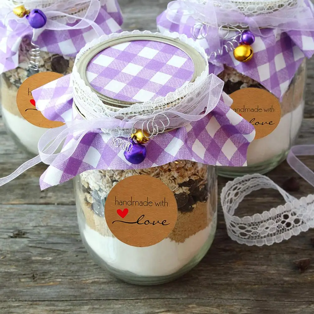 500 этикеток в рулоне круглая натуральная крафт наклейка спасибо уплотнительные