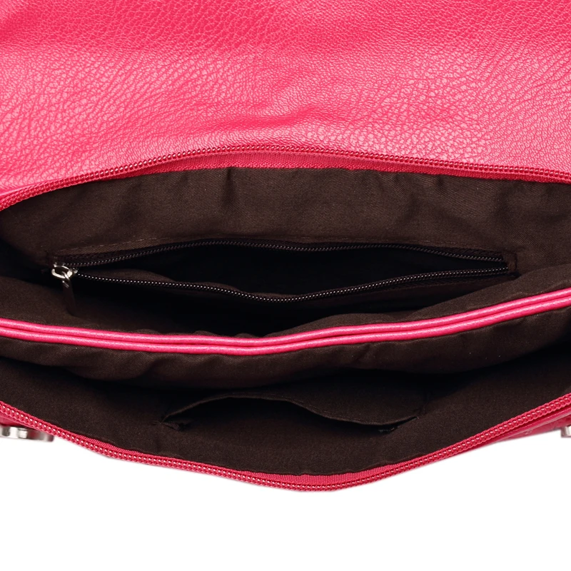 bolsa de couro pu com bolsa feminina fashion bolsa de mão em bolsa crossbody com corrente