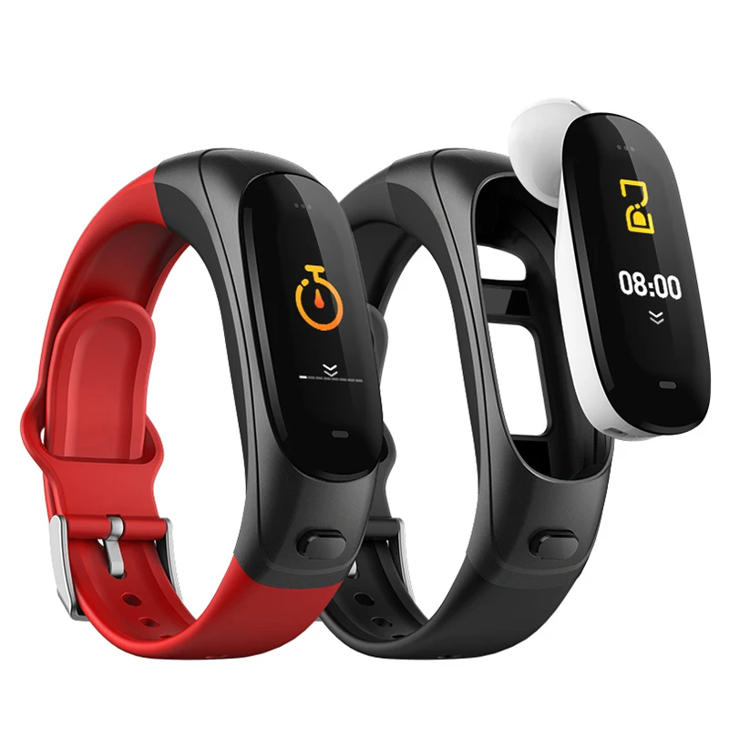 Bluetooth V08 цветная гарнитура Talk умный Браслет монитор сердечного ритма спортивные
