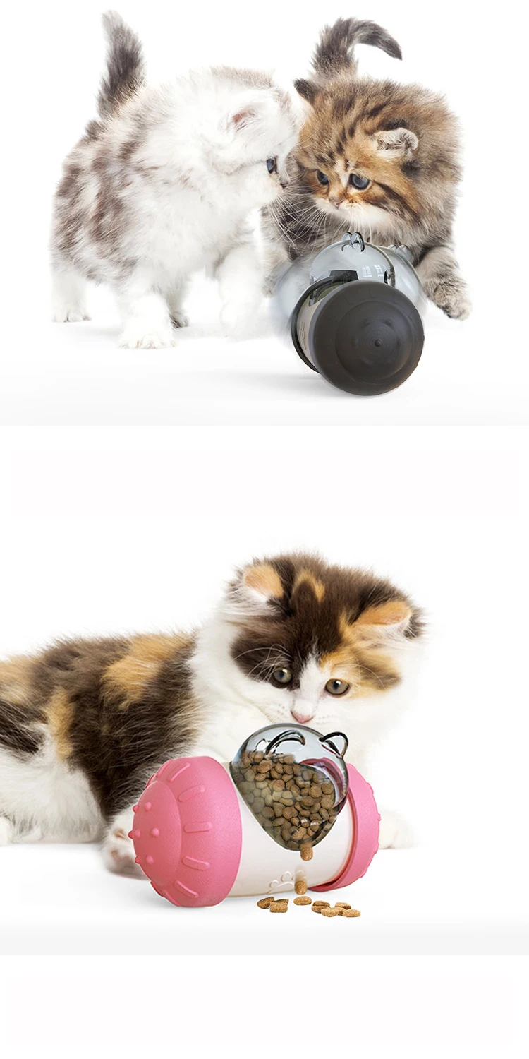 

YourKith Dog Toys Cat Toys Antistress Tumbler Pet Toys Dog Cat Leaking Food Ball Dog Piaying Eating Spilled ball Pet Product