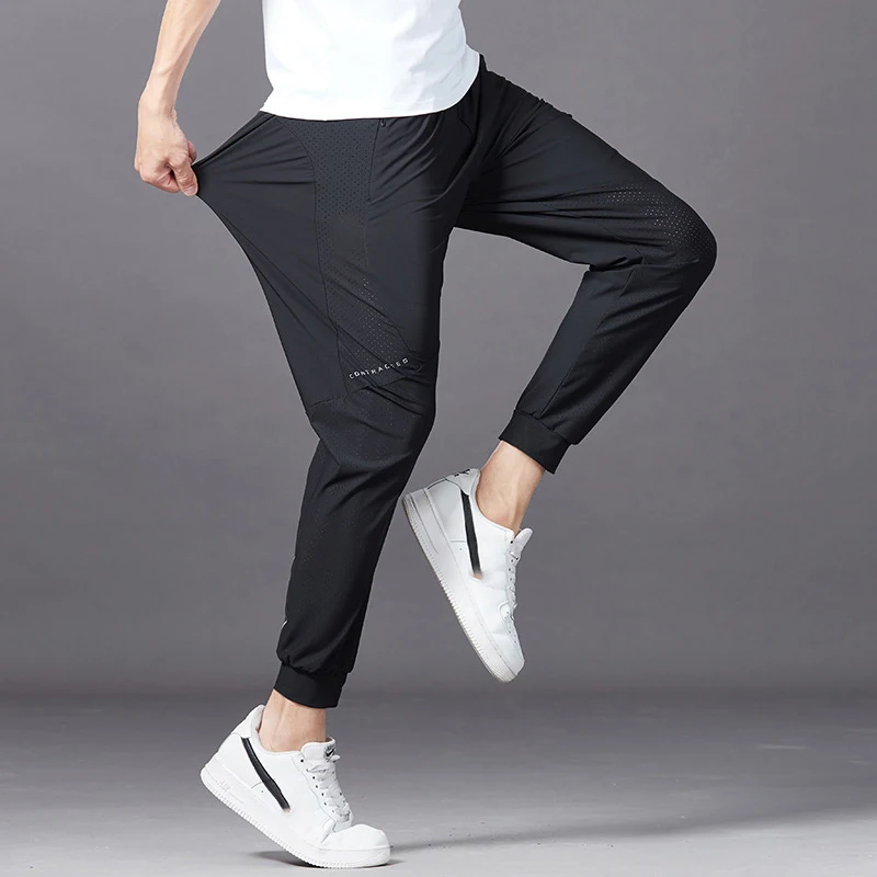 2020 Sports Running Pants Men's Breathable Fitness Training Jogging Sweatpants Black Basketball Tennis Trousers | Спорт и