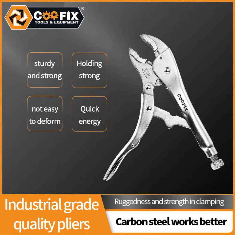

COOFIX-Welding Clamp Woodworking Tenon Positioner Attachment Screw Lock Mandibular Rotating Mat Wood Fixed Pliers
