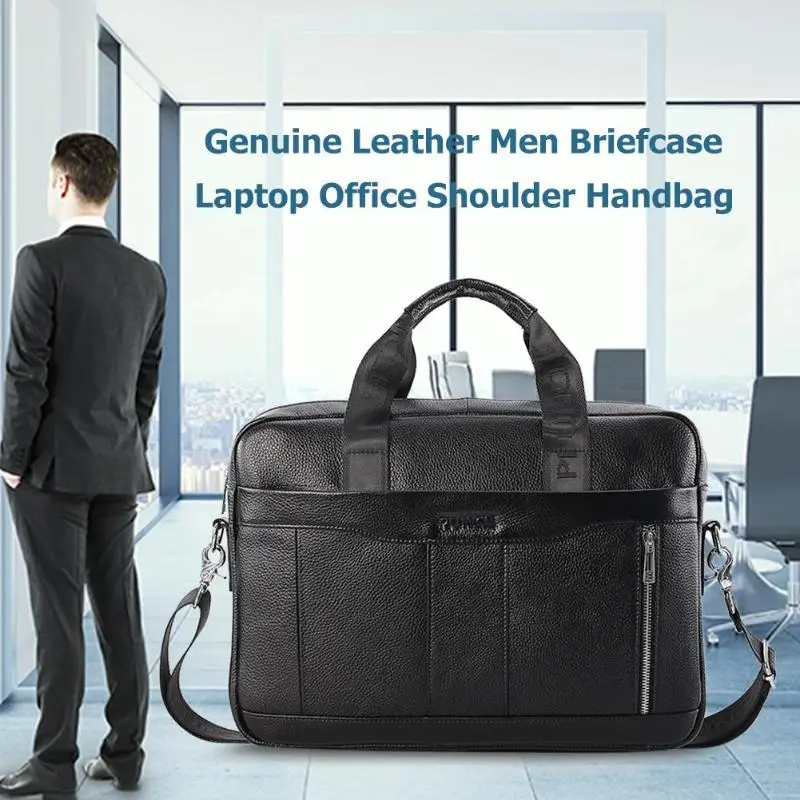 Мужской портфель из натуральной кожи, сумка для ноутбука из натуральной кожи, сумка-мессенджер для ноутбука, сумка через плечо, Офисная сумка