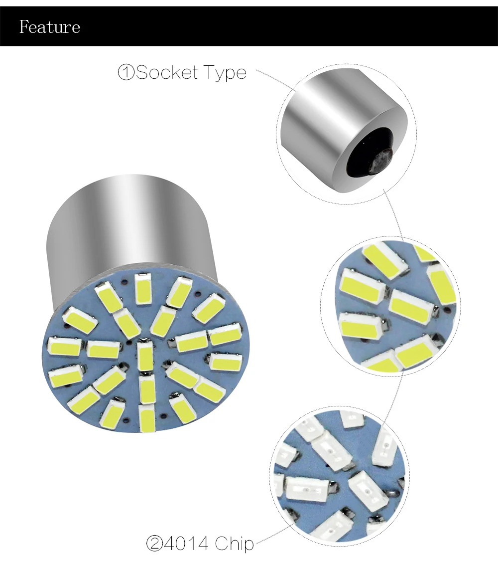 10 шт. 1156 1157 P21W BA15S R10W 22 SMD 3014 Светодиодный автомобильный дневной ходовой светильник, Автомобильный задний боковой индикатор, светильник s, лампа для парковки