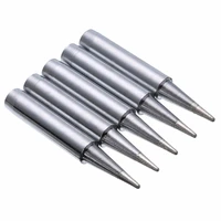 5pcslot 900m t b copper soldering iron tips lead free solder welding tools for 936937938969 soldering station