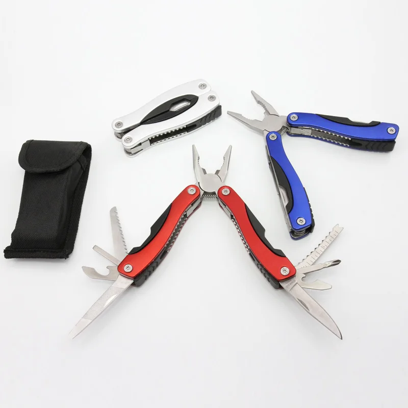 

Utility Knife Twin Blade Knife 15 in 1 Multi Pliers 2PC Outdoor Camping Tool Set