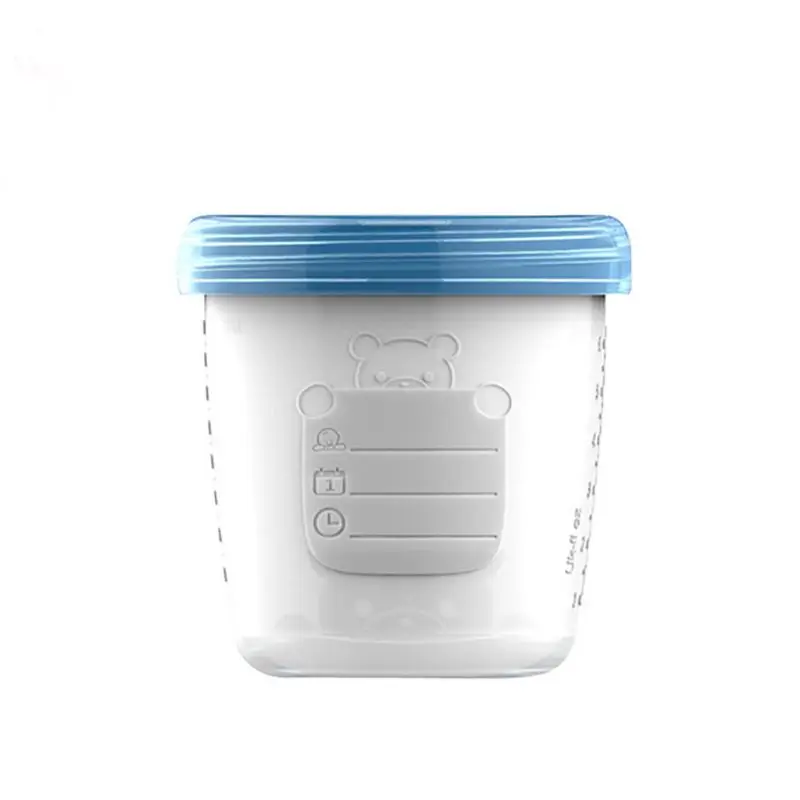 

W3JF 180ml Baby Breast Milk Storage Bottle Infant Newborn Food Freezer Container Milk Powder Nuts Tea Organizer