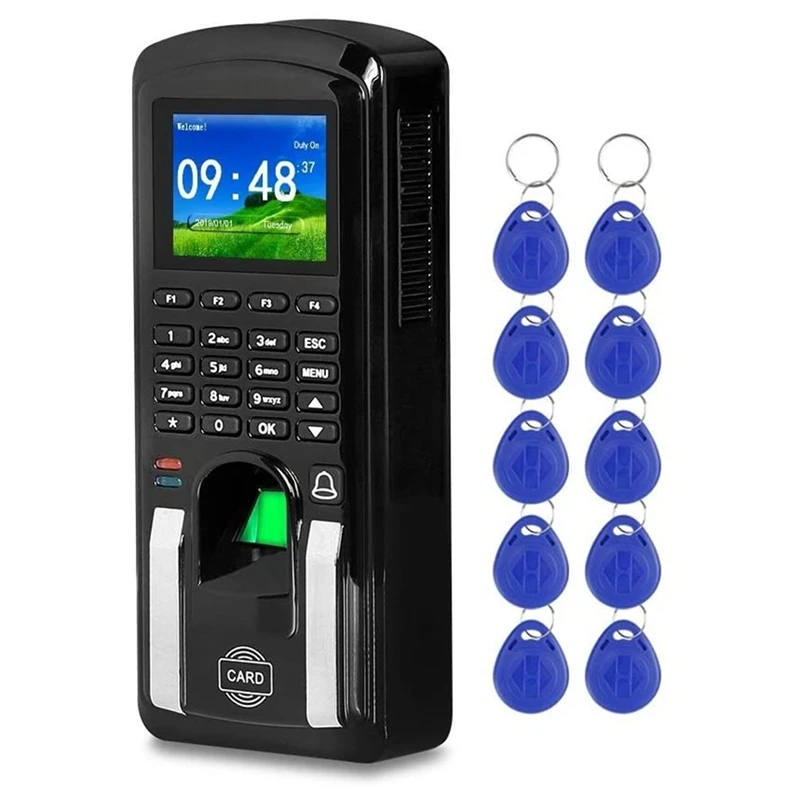 

Fingerprint Access Control TCP/IP Biometric Time And Attendance Punch Clock