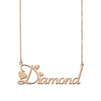 dia mond name necklace custom nameplate necklace for women girls best friends birthday wedding christmas mother days gift