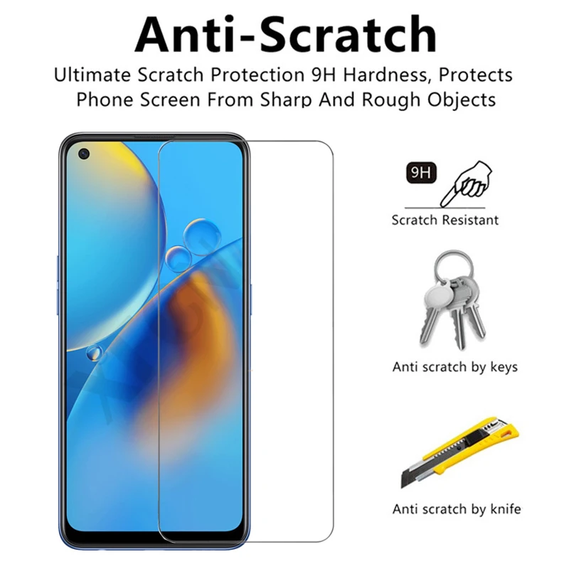 3pcs 9h tempered glass phone case for oppo a54 a74 5g screen protector for oppo a54 a74 4g phone accessories safety film oppoa74 free global shipping