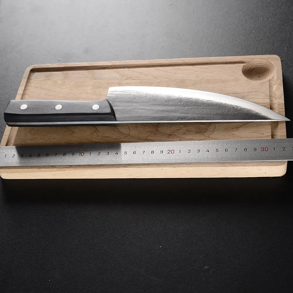 SOWOLL ручная работа кованый Мясник искусственный шеф повар мясо сербский нож