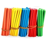 50100pcs wooden educational rod bamboo colorful children teaching aids kids mathematics toys preschool learning counting sticks
