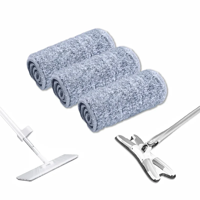 

Microfiber Flat Mop Pads Floor Cleaning Replacement Practical Household Kitchen Dust Cleaning Reusable Rags For Spray Mop Cloth