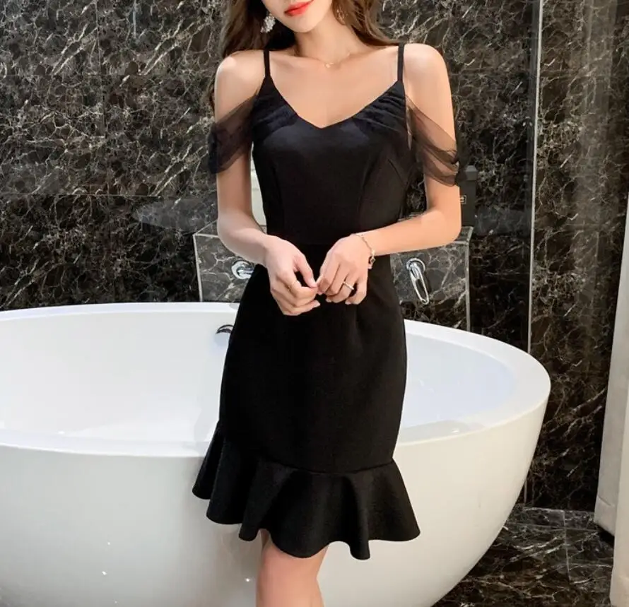 

Обувь для ночного клуба женские Обрезной сексуальный мешок хип платье без бретелек с v-образным вырезом Платье с хлястиками 191