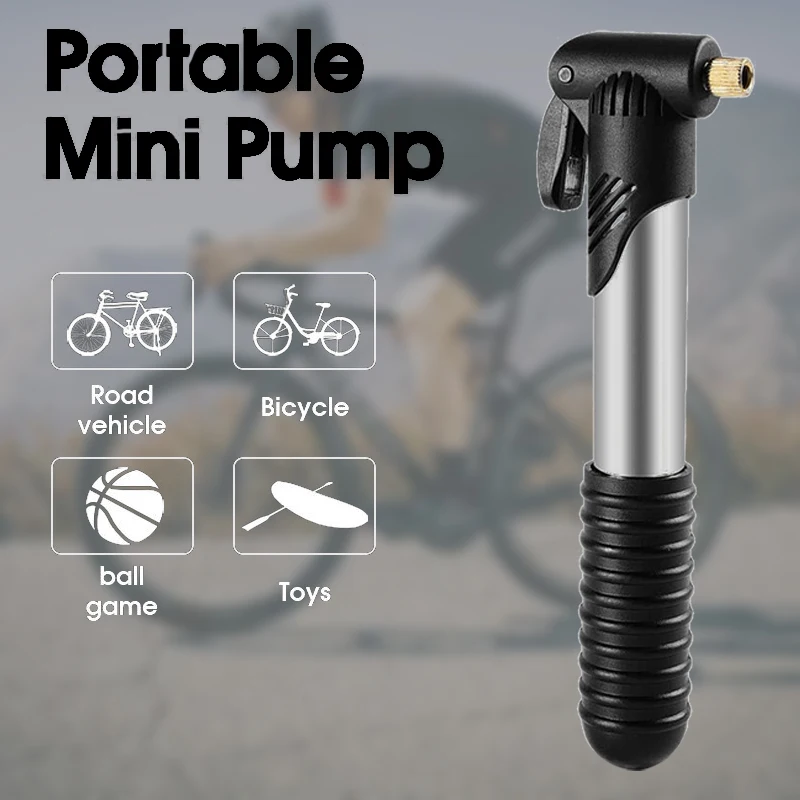 

WEST BIKING 70Psi Mini Bike Pump Aluminum Alloy Bicycle Hand Air Pump Tire Inflator Schrader Presta Valve MTB Road Cycling Pump