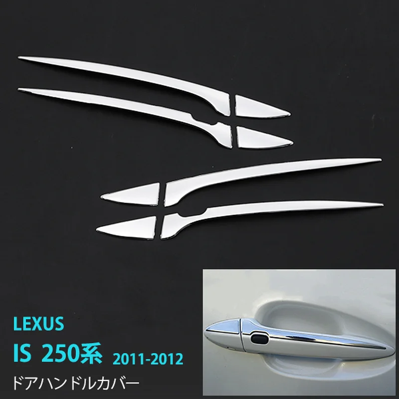 

8pcs Car Vehicle Products for LEXUS IS 250 2011-2012 SUS304 Car Door Handle Cover Trim Automotive Exterior Accessories