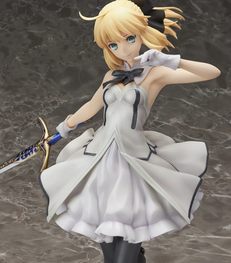 

Action Figure PVC Sexy Girls Saber Toys Dolls Collection Model Toys Collectible 15cm Anime Cartoon Fate Stay Night Saber Lily