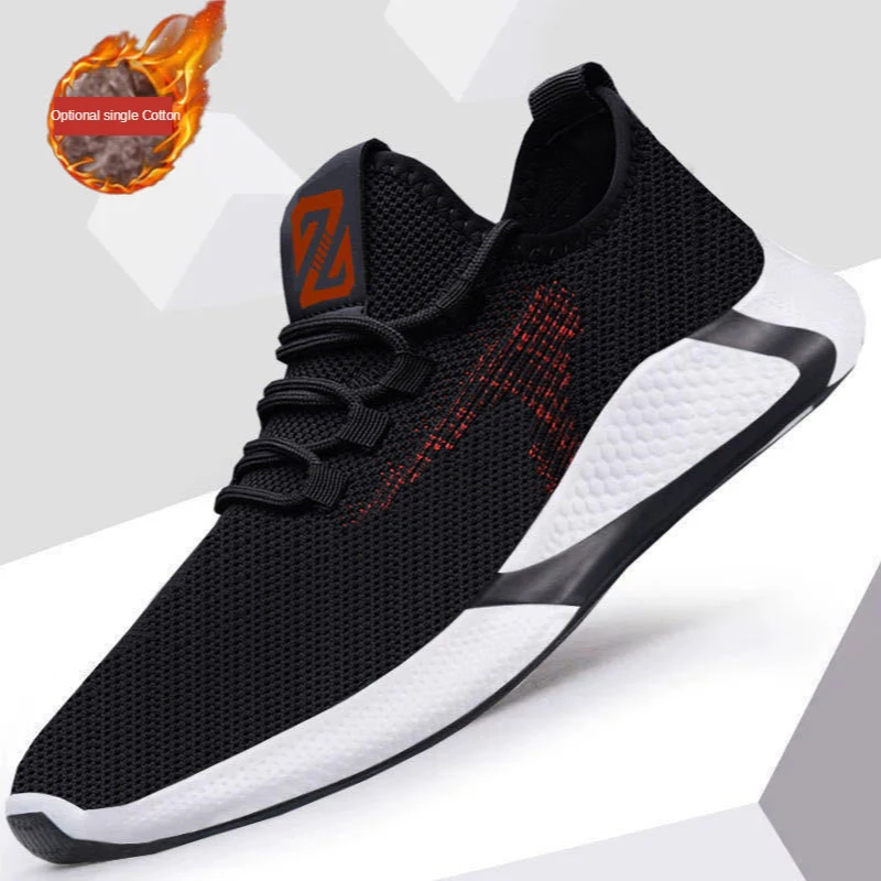 

Men Sneakers 2020 New Breathable Lace Up Men Mesh Shoes Fashion Casual No-slip Men Vulcanize Shoes Tenis Masculino NanX349