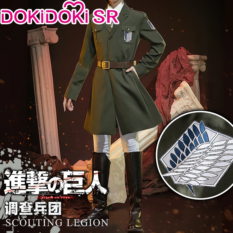 

DokiDoki-SR Anime Attack on Titan Cosplay Shingeki no Kyojin Anime Cosplay Levi Costume Survey Corps