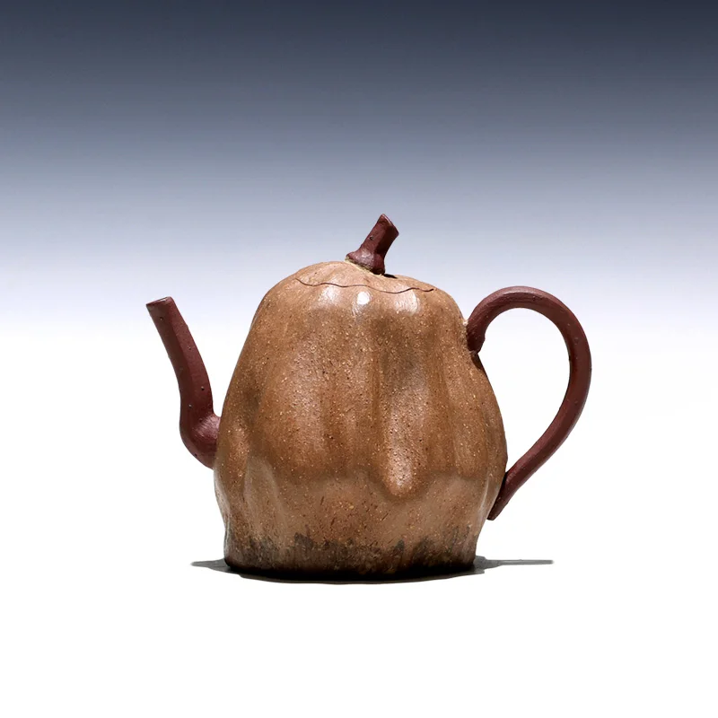 

as well joy pot 】 yixing undressed ore recommended pure manual teapot bionic device period of mud slurry lotus 210 cc