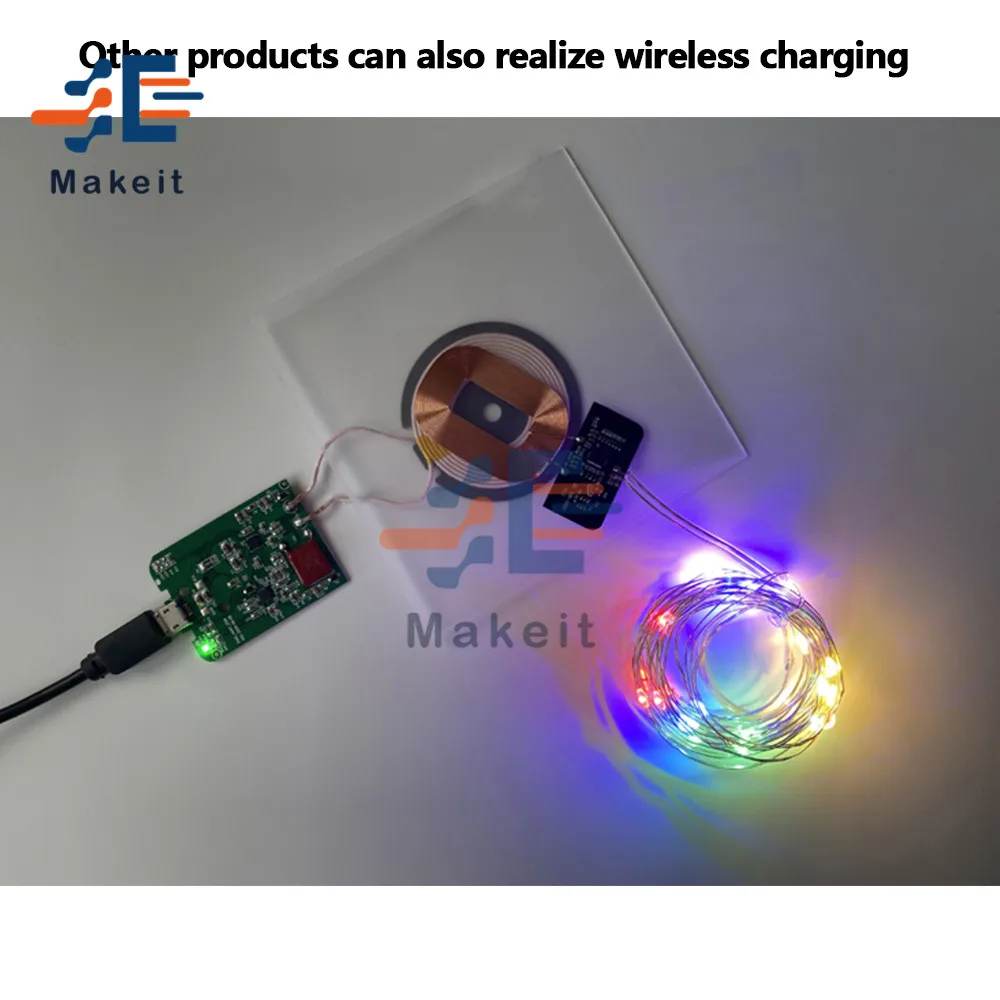 Беспроводное зарядное устройство с разъемом Micro USB Type C 5/9/12/5/10/15 Вт|Интегральные