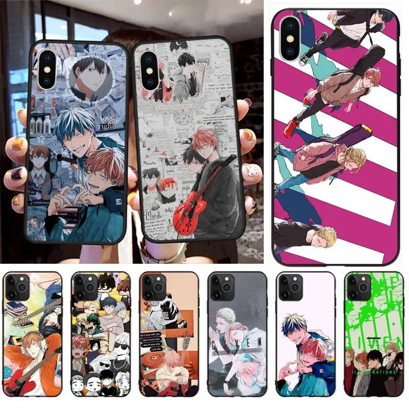 

Given Anime Fitted Phone Case For iphone 13 12 11 Pro Max Mini XS Max 8 7 Plus X SE 2020 XR Cover
