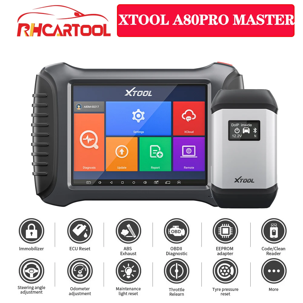 XTOOL A80 Pro Master(H6Pro мастер) OBD2 сканер эбукодирования Programmming ключ кода OBD 2 Авто