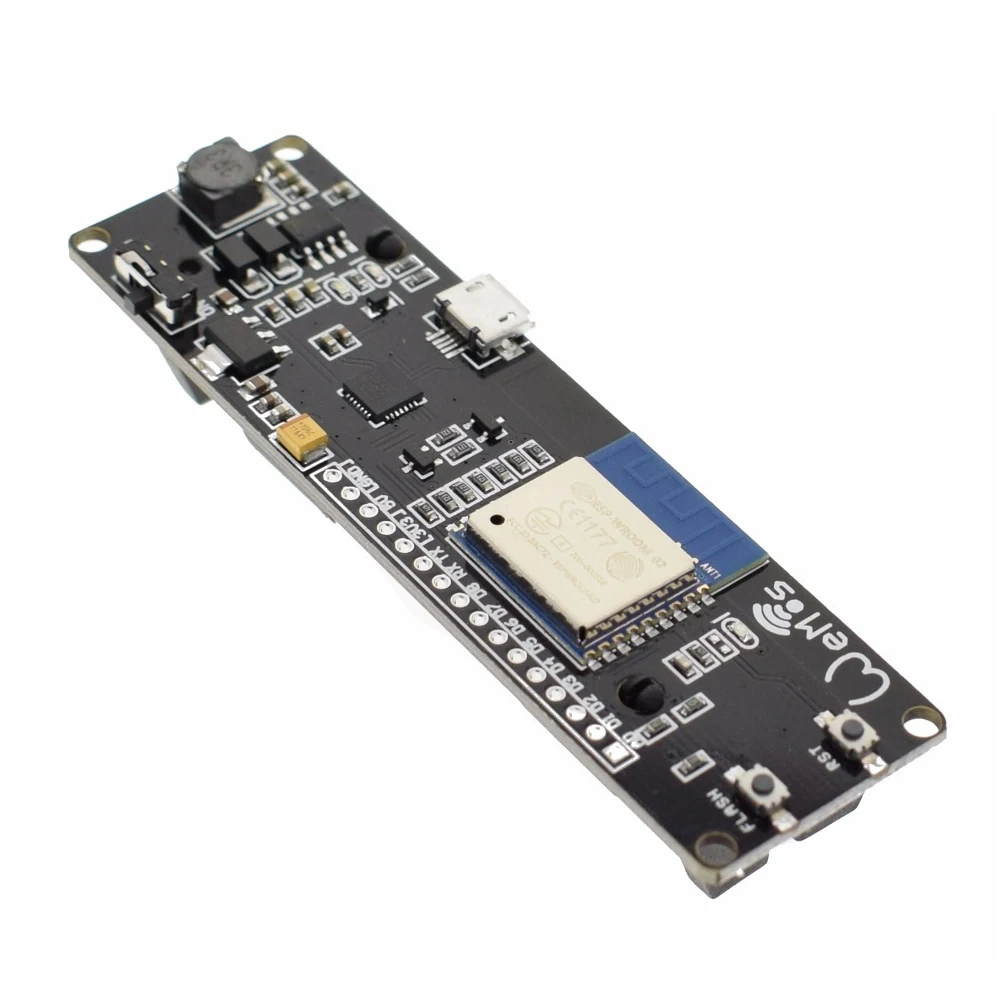 ESP Wroom 02 ESP8266 Nodemcu WiFi модуль с 18650 зарядкой батареи для WeMos D1|Интегральные схемы| |