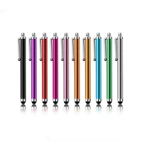 100 pcs high quality micro fiber universal touch screen capacitive stylus pen for iphone 66s7 mobile phone tablet laptop
