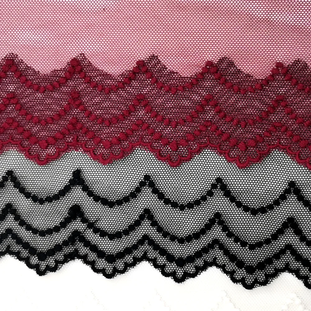Тюль Вышивка кружево планки белый черный тюль кружева 3D цветок полиэстер