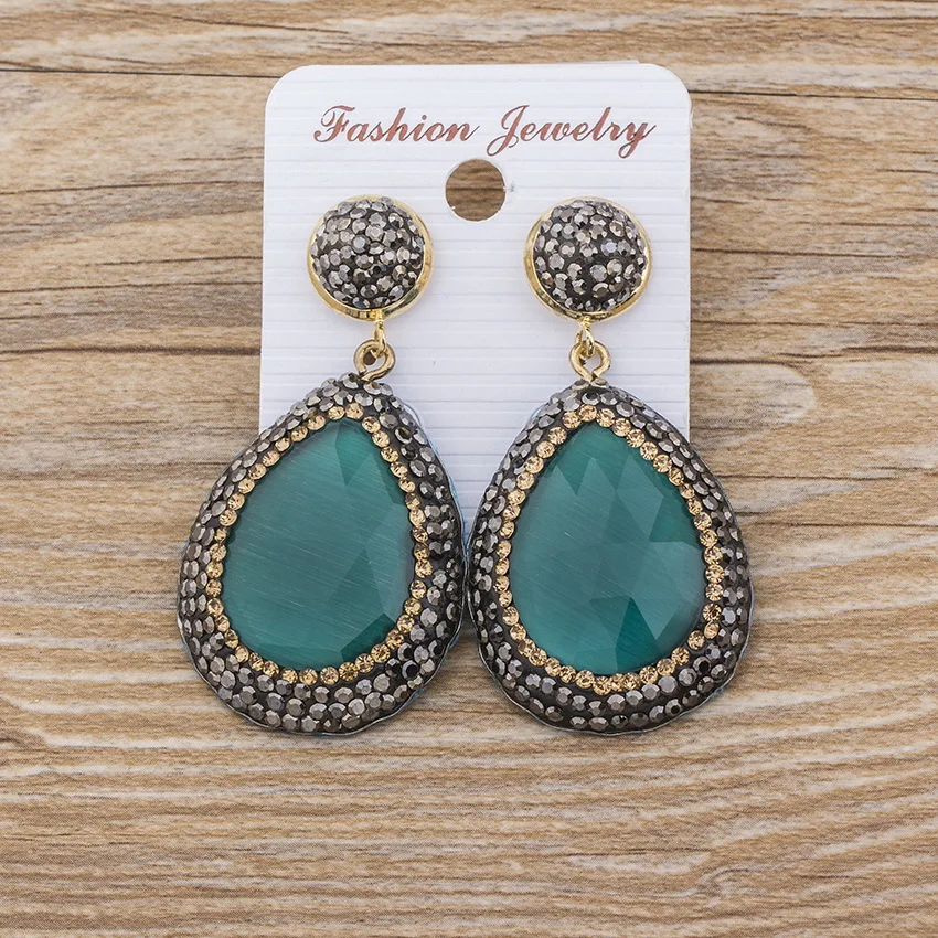 

New Fashion Copper Zircon Vintage Dangle Earrings Hanging Casual Jewelry Accessories For Women Party Wedding Jewelry Gift