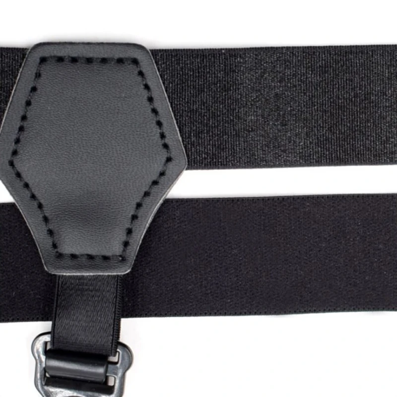 

2Pcs/Set Unisex Socks Garters Belt Suspenders Adjustable Non-slip Double Clips