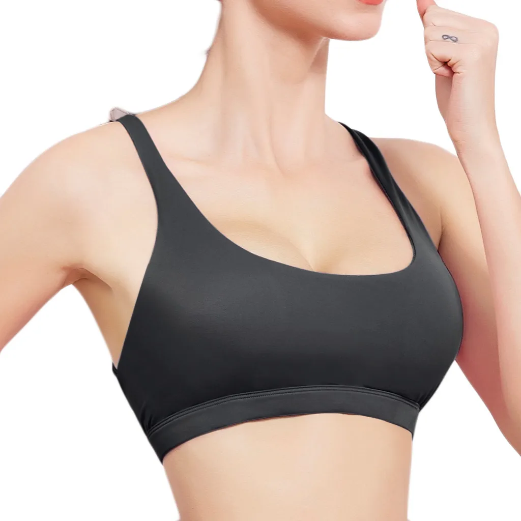 Мода 2019 женский спортивный бюстгальтер без колец Спортивное нижнее белье для