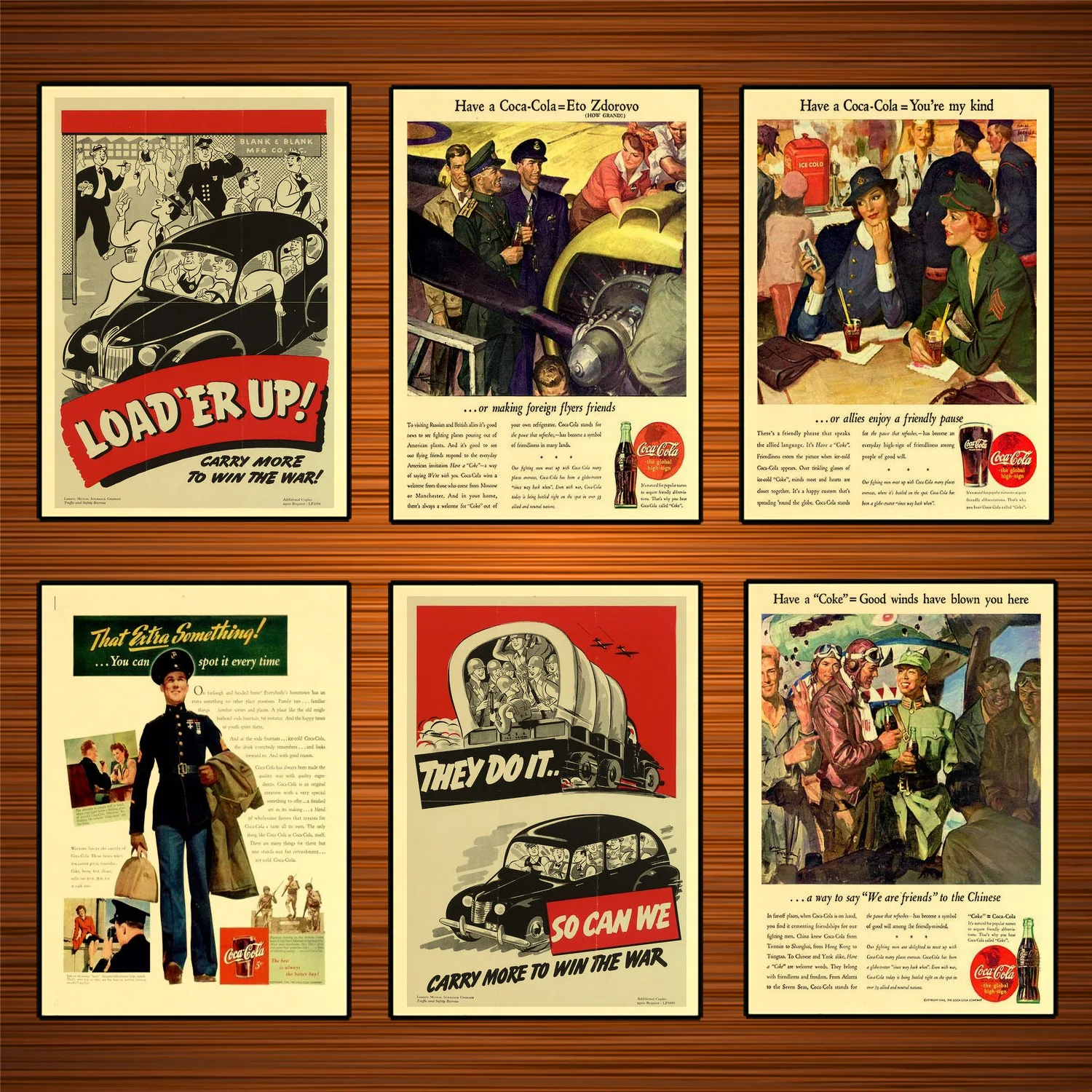 Винтажный Американский пропагандистский постер с фронтальным перед зданием